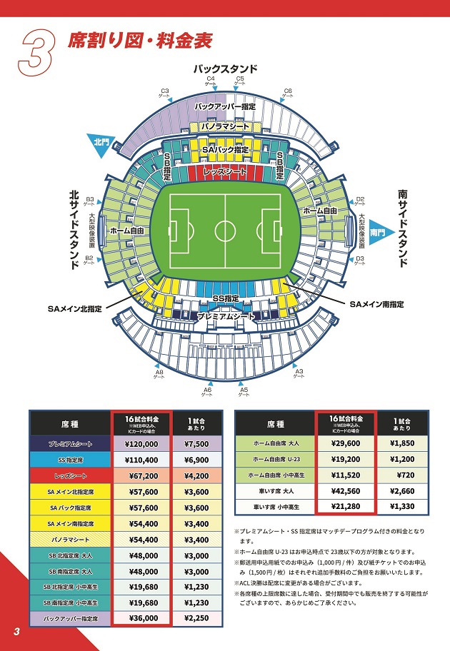 23 浦和レッズ シーズンチケット受付