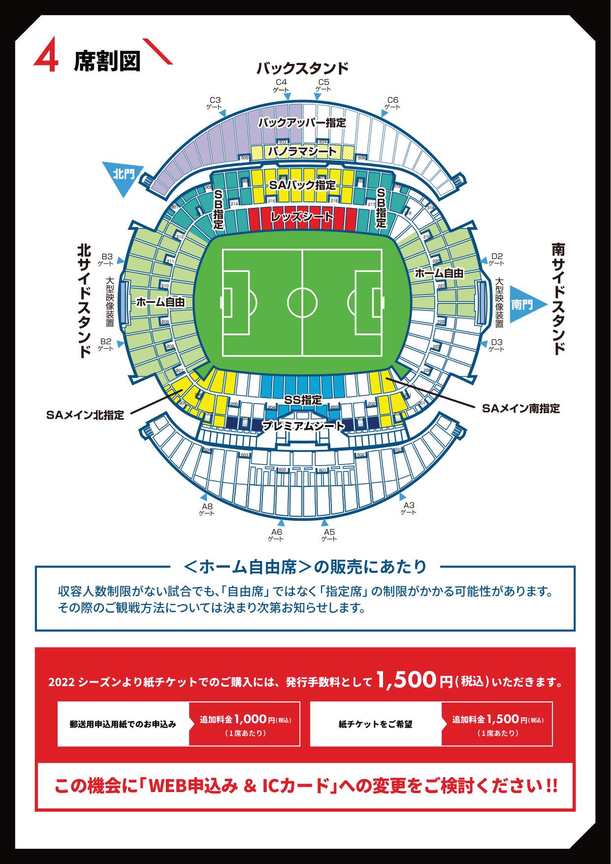 浦和レッズ シーズンチケット受付