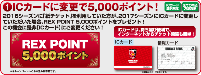 2017 浦和レッズ シーズンチケット受付